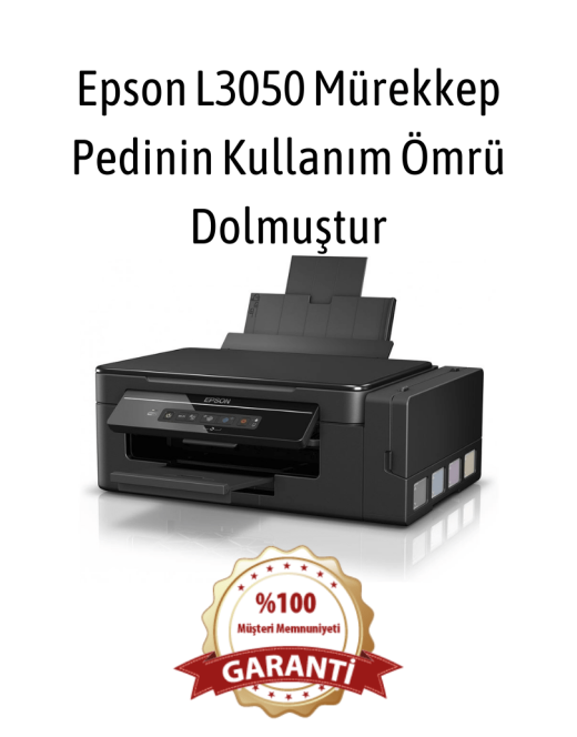 Epson L3050 Mürekkep Pedinin Kullanım Ömrü Dolmuştur