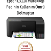 Epson L3110 Mürekkep Pedinin Kullanım Ömrü Dolmuştur