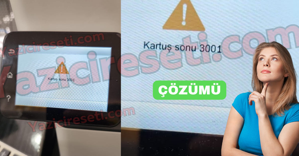 Pantum M7300FDW Kartuş Sonu 3001 Hatası çüzümü çip reset